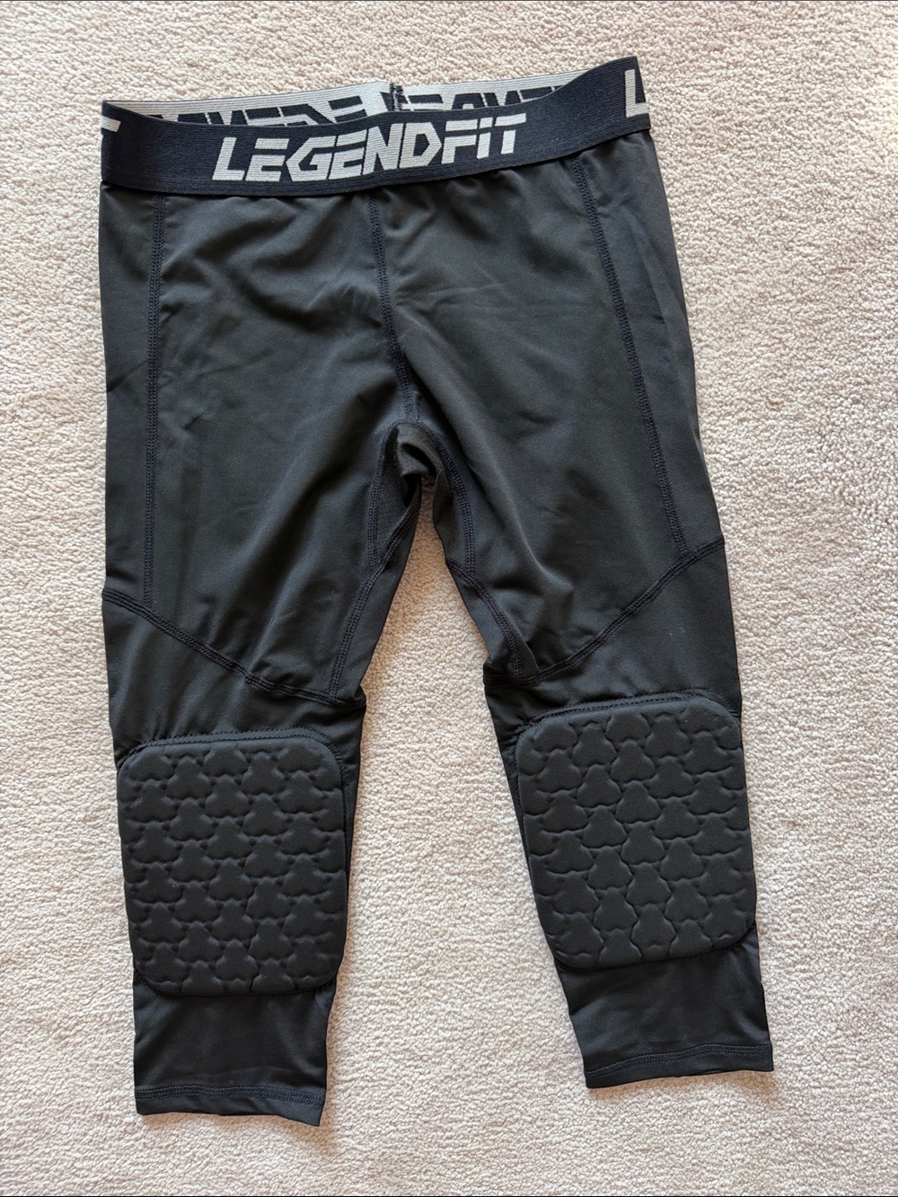 LegendFit Kids Black Padded Athletic leggings